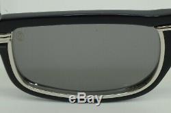 Authentic Cartier Sunglasses Vertigo 54 25 135 Navy Frame Silver Rim Louis WG V2