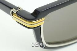 Authentic Cartier Sunglasses Vertigo 54 25 135 Navy Frame Silver Rim Louis YG WG