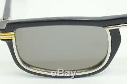 Authentic Cartier Sunglasses Vertigo 54 25 135 Navy Frame Silver Rim Louis YG WG