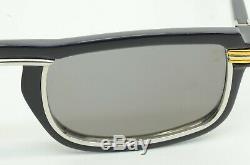 Authentic Cartier Sunglasses Vertigo 54 25 135 Navy Frame Silver Rim Louis YG WG