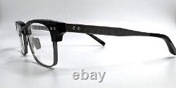 Authentic DITA Statesman Three DRX-2064-A-BLK-SLV-55 Eyeglasses NEW 55 mm
