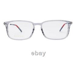 Authentic Gucci Eyeglasses GG1056OA 003 Gray Silver Full Rim Frames 56MM RX-ABLE
