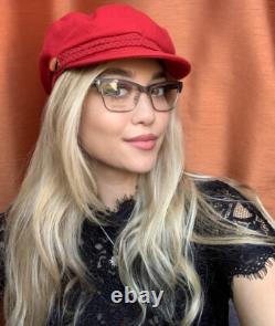 Authentic New Tom Ford TF 536420 Silver Cat Eye 53mm Women's Eyeglasses Frame