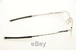 Authentic Oakley Glasses OX 3102-0452 Clubface Chrome 52mm Half Rim RX with Case