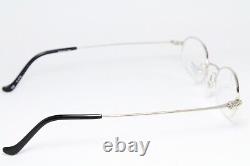 BIANCO B-070 C02 Vintage Eyeglasses Frame Half Rim Silver Made Japan TITANIUM