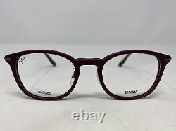 BMW BW5021 070 52-22-145 Burgundy/Silver Full Rim Eyeglasses Frame 0782