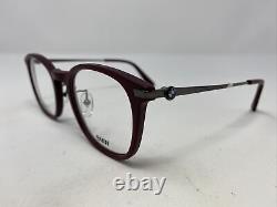 BMW BW5021 070 52-22-145 Burgundy/Silver Full Rim Eyeglasses Frame 0782