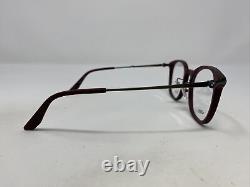 BMW BW5021 070 52-22-145 Burgundy/Silver Full Rim Eyeglasses Frame 0782