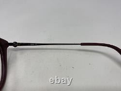 BMW BW5021 070 52-22-145 Burgundy/Silver Full Rim Eyeglasses Frame 0782