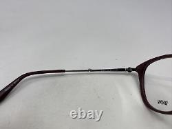 BMW BW5021 070 52-22-145 Burgundy/Silver Full Rim Eyeglasses Frame 0782