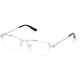 Bmw Bw5038-h 016 Silver Semi Rim Optical Eyeglasses Frame 56-16-150 Global Fit