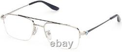 BMW BW5039 016 Silver Half Rim Aviator Metal Optical Eyeglasses Frame 54-18-150