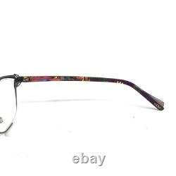 BOZ Eyeglasses Frames GIZELLE 7005 Purple Silver Cat Eye Full Rim 49-18-140