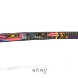 BOZ Eyeglasses Frames GIZELLE 7005 Purple Silver Cat Eye Full Rim 49-18-140