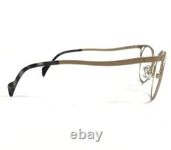 BOZ Eyeglasses Frames HIPPY 5010 Brushed Gold Silver Cat Eye Full Rim 51-15-135