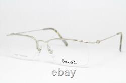 BRENDEL 8645-1 Vintage Eyeglasses Super TITANIUM Lightweight Half Rim Silver