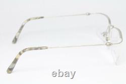 BRENDEL 8645-1 Vintage Eyeglasses Super TITANIUM Lightweight Half Rim Silver