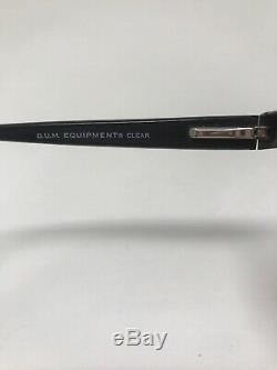BUM EQUIPMENT CLEAR Eyeglasses Frame 52-16-140 Half Rim Gunmetal Silver IB22