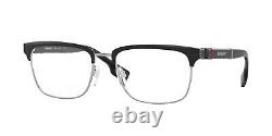 BURBERRY BE1348 1306 Silver Matte Black Demo Lens 55 mm Men's Eyeglasses