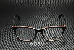 BURBERRY BE2284 3764 Top Black Vintage Check Demo Lens 53 mm Women's Eyeglasses