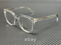 BURBERRY BE2361D 3024 Transparent Silver Men's 53 mm Eyeglasses