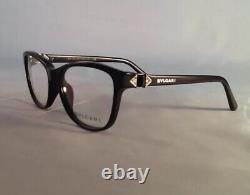 BVLGARI EYEGLASSES Frame 4101B Black Women 54-17-135. ITALY