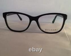 BVLGARI EYEGLASSES Frame 4101B Black Women 54-17-135. ITALY