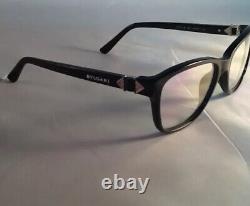 BVLGARI EYEGLASSES Frame 4101B Black Women 54-17-135. ITALY