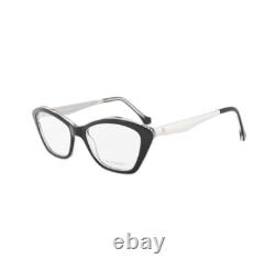 Balenciaga BA5040 003 Black/Crystal Cat Eye 53-17-140mm Full Rim Eyeglasses