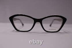 Balenciaga BA5040 003 Black/Crystal Cat Eye 53-17-140mm Full Rim Eyeglasses