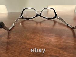 Balenciaga BA5040 003 Black/Crystal Cat Eye 53-17-140mm Full Rim Eyeglasses