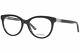 Balenciaga Bb0185o 001 Eyeglasses Women's Black/silver Full Rim Oval Shape 53mm