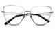 Balenciaga Bb01700 Silver Black Authentc Full Rim Eyeglass Frame 58-14-140