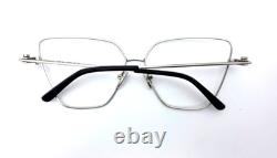 Balenciaga Bb01700 Silver Black Authentc Full Rim Eyeglass Frame 58-14-140