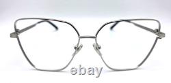 Balenciaga Bb01700 Silver Black Authentc Full Rim Eyeglass Frame 58-14-140