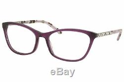 Bebe BB5174 500 Eyeglasses Women's Plum/Silver Full Rim Optical Frame 55mm