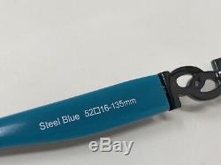 Bebe Eyeglasses Frame Obsess Steel Blue 52-16-135 Silver Full Rim ZQ20