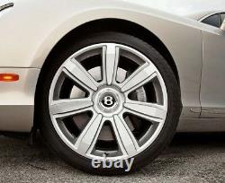 Bentley Continental Gt & Flying Spur Silver Wheel Hub Cap 21' 7 Spoke Rim