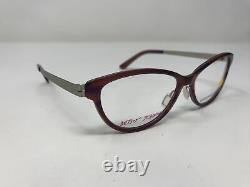 Betsy Johnson Eyeglasses Frames SASSY Purple Silver 53-16-140 Full Rim VI59