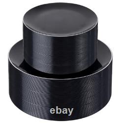 Black Plastic Plates Heavy Duty Black Disposable with 100PCS Black/Silver Black Plastic Plates Heavy Duty Black Disposable with 100PCS Black/Silver