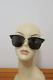 Bottega Veneta Half Rim Sunglasses Bv0155sk Black/silver