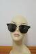 Bottega Veneta Half Rim Sunglasses Bv0155sk Black/silver