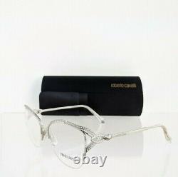 Brand New Authentic Roberto Cavalli Eyeglasses Forte 5054 016 53mm Silver Frame