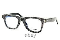 Brand New Saint Laurent Sl50 012 Sparks Black Eyeglasses Authentic Frame 48-22