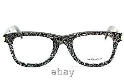 Brand New Saint Laurent Sl50 012 Sparks Black Eyeglasses Authentic Frame 48-22