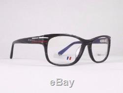 Brand New TAG Heuer Full Rim Men's Rx-able Eyeglasses 0534 003 Black with Stripes