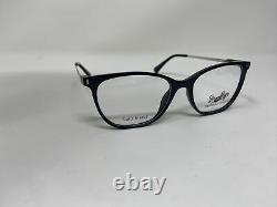 Brooklyn Heights Eyewear MARINA BLACK SILVER ULTEM 52-16-140 Full Rim O807