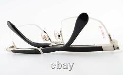 Bugatti Glasses Spectacles Mod. 547 004 56 19 Luxury Semi Rim Palladium Africa