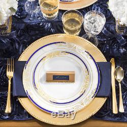Bulk, Dinner Wedding Party Disposable Plastic Plates 7''- 10'' & silverware