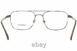 Burberry B-1340 1144 Eyeglasses Frame Men's Crescent Ruthenium Full Rim 56mm